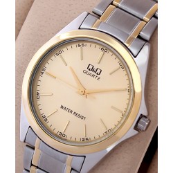 Q and Q Q118400Y 2 Tone Watch